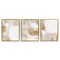 Stupell Industries Beige Modern Abstraction Framed Floater Canvas Wall Art